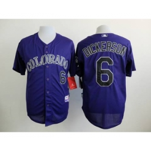 mlb jerseys colorado rockies #6 dickerson blue