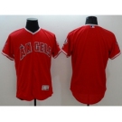 Men Los Angeles Angels Blank Majestic red Flexbase Authentic Collection Player Jersey