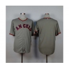 mlb jerseys los angeles angels blank grey[1965 m&n]