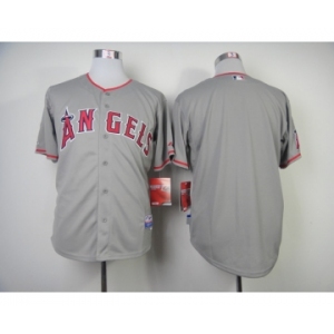 mlb jerseys los angeles angels blank grey