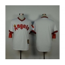 mlb jerseys los angeles angels blank white[1980 m&n]