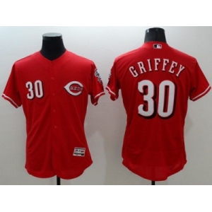 Cincinnati Reds #30 Ken Griffey Red Flexbase Authentic Collection Stitched Baseball Jersey