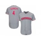 Cincinnati Reds #4 Scooter Gennett Grey Flexbase Authentic Collection MLB Jersey