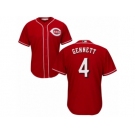 Cincinnati Reds #4 Scooter Gennett Replica Red Alternate Cool Base MLB Jersey