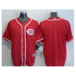 Cincinnati Reds Blank Red New Cool Base Stitched Baseball Jersey
