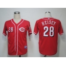 MLB Cincinnati Reds #28 Heisey Red[Cool Base]