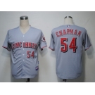 MLB Cincinnati Reds #54 Chapman Grey[Cool Base]