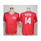 MLB Jerseys Cincinnati Reds #14 Rose Red