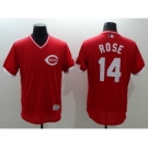 Men Cincinnati Reds #14 Pete Rose Majestic Red Flexbase Authentic Collection Player Jersey