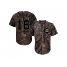 Men Cincinnati Reds #16 Tucker Barnhart Camo Realtree Collection Cool Base Stitched MLB Jersey