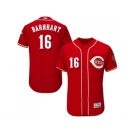 Men Cincinnati Reds #16 Tucker Barnhart Red Flexbase Authentic Collection Stitched MLB Jersey