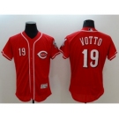 Men Cincinnati Reds #19 Joey Votto Majestic red Flexbase Authentic Collection Player Jersey