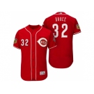 Men's Cincinnati Reds #32 Jay Bruce 2017 Spring Training Flex Base Authentic Collection Stitched Baseball Jersey