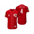 Men's Cincinnati Reds #4 Brandon Phillips 2017 Spring Training Flex Base Authentic Collection Stitched Baseball Jersey