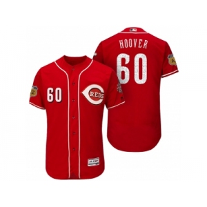 Men's Cincinnati Reds #60 J.J. Hoover 2017 Spring Training Flex Base Authentic Collection Stitched Baseball Jersey