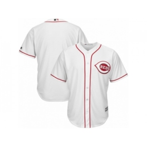Men's Cincinnati Reds Majestic Blank White Home Cool Base Jersey
