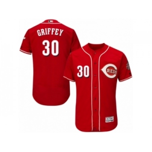 Men's Majestic Cincinnati Reds #30 Ken Griffey Red Flexbase Authentic Collection MLB Jersey