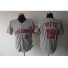 mlb Cincinnati Reds #19 votto grey[cool base]