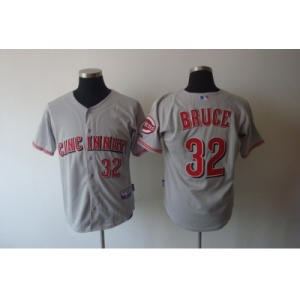 mlb Cincinnati Reds #32 Bruce grey[cool base]