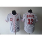 mlb Cincinnati Reds #32 Bruce white[cool base]