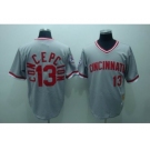 mlb cincinnati reds #13 concepcion m&n grey