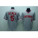 mlb cincinnati reds #5 bench m&n grey