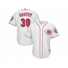 mlb jerseys cincinnati reds #30 griffey white[2016 Hall Of Fame Induction]