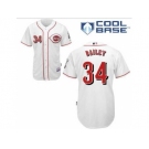 mlb jerseys cincinnati reds #34 bailey white