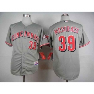 mlb jerseys cincinnati reds #39 mesoraco grey