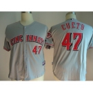 mlb jerseys cincinnati reds #47 cueto grey