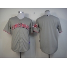 mlb jerseys cincinnati reds blank grey