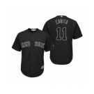 Boston Red Sox #11 Rafael Devers Carita Black 2019 Players' Weekend Replica Jersey