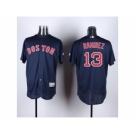 Boston Red Sox #13 Hanley Ramirez Navy Blue Flexbase Authentic Collection Stitched Baseball Jersey