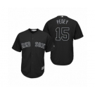 Boston Red Sox #15 Dustin Pedroia Pedey Black 2019 Players' Weekend Replica Jersey