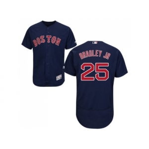 Boston Red Sox #25 Jackie Bradley Jr Navy Blue Flexbase Authentic Collection Stitched MLB Jersey