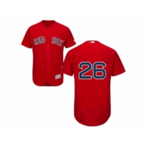 Boston Red Sox #26 Wade Boggs Red Flexbase Authentic Collection Stitched Baseball Jersey