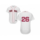 Boston Red Sox #26 Wade Boggs White Flexbase Authentic Collection Stitched Baseball Jersey