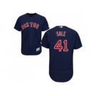 Boston Red Sox #41 Chris Sale Navy Blue Flexbase Authentic Collection Stitched MLB Jersey