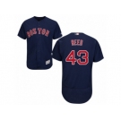 Boston Red Sox #43 Addison Reed Navy Blue Flexbase Authentic Collection MLB Jersey