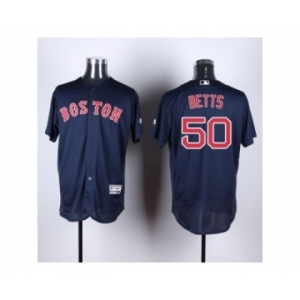 Boston Red Sox #50 Mookie Betts Navy Blue Flexbase Authentic Collection Stitched Baseball Jersey