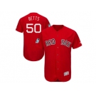 Boston Red Sox #50 Mookie Betts Red 2017 Spring Training Flexbase Authentic Collection Stitched Baseball Jersey