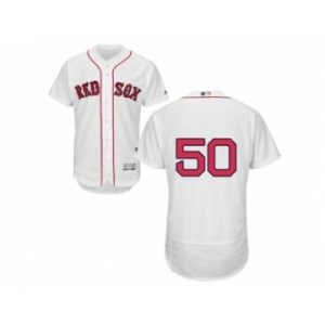Boston Red Sox #50 Mookie Betts White Flexbase Authentic Collection Stitched Baseball Jersey