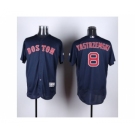 Boston Red Sox #8 Carl Yastrzemski Navy Blue Flexbase Authentic Collection Stitched Baseball Jersey