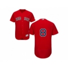 Boston Red Sox #8 Carl Yastrzemski Red Flexbase Authentic Collection Stitched Baseball Jersey