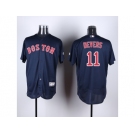 Men Boston Red Sox #11 Rafael Devers Navy Blue Flexbase Authentic Collection Stitched MLB Jersey