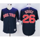 Men Boston Red Sox #26 Wade Boggs Blue 2016 Official Cool Base Jersey