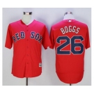 Men Boston Red Sox #26 Wade Boggs Red 2016 Official Cool Base Jersey