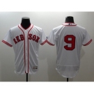 Men Boston Red Sox #9 Ted Williams Majestic white Flexbase Authentic Collection Player Jersey