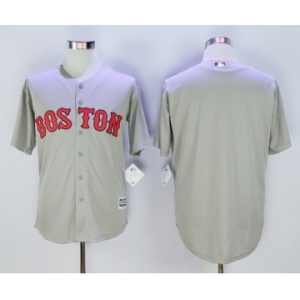 Men Boston Red Sox Blank Gray 2016 Official Cool Base Jersey