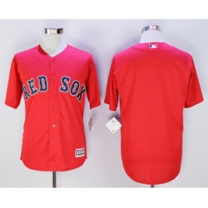 Men Boston Red Sox Blank Red 2016 Official Cool Base Jersey